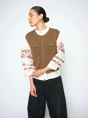 MMAYANA WOOL Dark camel