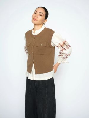 MMAYANA WOOL Dark camel